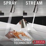 Delta 19802Z-SP-DST Lenta Kitchen Faucet, Without Soap Dispenser, SpotShield Stainless