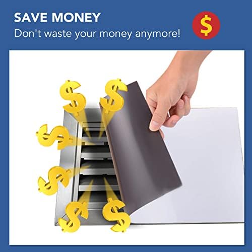 DIYMAG 8Pack Strong Magnetic Vent Covers, Vent Covers for Home Floor Standard Air Registers, 5.5 inch X 12 inch Air Vent Covers for Floor Wall and Ceiling Registers, Home and RV, HVAC