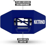Nxtrnd Two Football Mouth Guard, Football Mouthpiece with Strap, Fits Adult & Youth (Navy Blue)