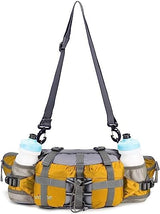 Outdoor Fanny Pack Hiking Fishing Waist bag 2 Water Bottle Holder Lumbar Pack
