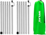 Tarp Poles Adjustable Heavy Duty 90 in Camping Tent Poles for Tarp Portable Telescoping Tent Poles for Awnings Canopy Rain Fly Shelter Set of 2