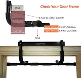 Ally Peaks Pull Up Bar for Doorway | Thickened Steel Max Limit 440 lbs Upper Body Fitness Workout Bar| Multi-Grip Strength for Doorway | Indoor Chin-Up Bar Fitness Trainer for Home Gym Portable