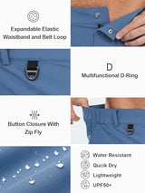 NORTHYARD Men's Casual Cargo Shorts Lightweight 9" Hiking Golf Work Quick Dry Camping Outdoor Travel Fishing with 7 Pockets