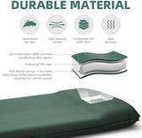 INVOKER 3.15" Self Inflating Camping Sleeping Pad, Ultra-Thick Elasticity Foam Fast Inflating 4-Season Insulated Durable Camping Mat Air Mattress with Pillow, for Tent, Car, Camping, Traveling, Green