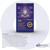 Air Max Nasal Dilators Trial Pack - Anti Snoring Devices - 76% More Airflow for Better Breathing & Against Nasal Congestion - Guaranteed Fit (1x Small & 1x Medium) - Reusable