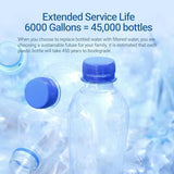 Filterlogic NSF/ANSI 372 Certified Water Filter, Replacement for Berkey® BB9-2® Black Purification Elements and Berkey® Gravity Filter System, Waterdrop King Tank Gravity-fed System, Pack of 4