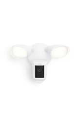 Ring Floodlight Cam Wired Pro, Home or business security, Retinal 2K Video, Color Night Vision and Two-Way Talk with Audio+, White