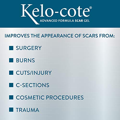 Kelo-cote Advanced Skincare Formula Scar Gel, Acne Scar, Burn Scar, Surgical Scar, C-Section Scar and Keloid Scar Treatment, 2.12 Ounces (60g)