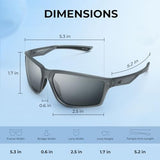 KastKing Osage Polarized Sport Sunglasses for Men and Women, Ideal for Driving Fishing Cycling Running, UV Protection