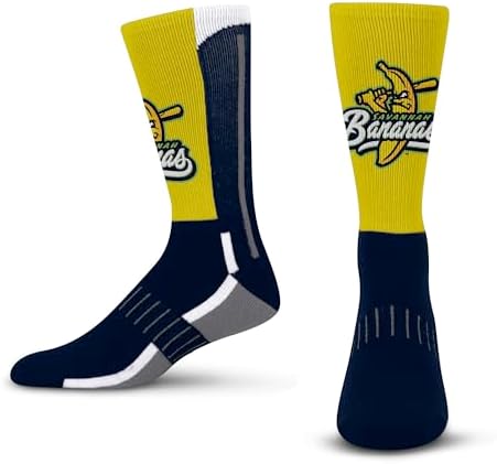 For Bare Feet Savannah Bananas Team Color Crew Sock Youth
