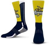 For Bare Feet Savannah Bananas Team Color Crew Sock Youth