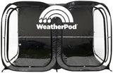 WeatherPod® The Original Shark Tank Side-by-Side™ 2-4 Person Pop-Up Pod - Stay Warm, Dry, and Out of The Sun - Weather Pod for Sports, Rain, or Wind - Simple to Set Up and Tear Down