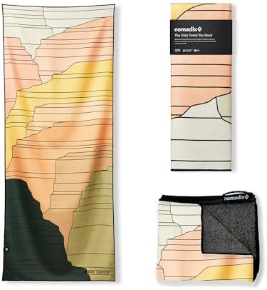 Nomadix Original Towel - Perfect for Beach, Pool, Travel, Camping, Yoga - Made with Recycled Materials - Super Absorbent - Sand Resistant
