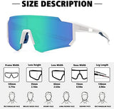 STORYCOAST Polarized Sports Sunglasses for Men Women,Driving Fishing Cycling Mountain Bike Sunglasses UV400 Protection