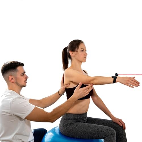 Rechargeable LED Laser Headlamp with an Adjustable Waist Belt, for Sensorimotor Control Testing and Physical Therapy