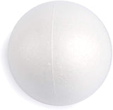 LOMIMOS 24pcs 4 Inch Foam Balls, White Craft Balls for Arts & Crafts DIY Cratfs School Projects Christmas Easter Home Party Decoration