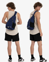 WATERFLY Sling Bag Crossbody Backpack: Over Shoulder Daypack Casual Cross Chest Side Pack