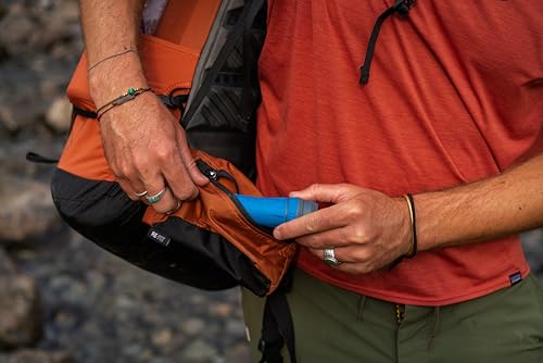 Platypus Quickdraw Ultralight Backpacking Water Filter, Blue