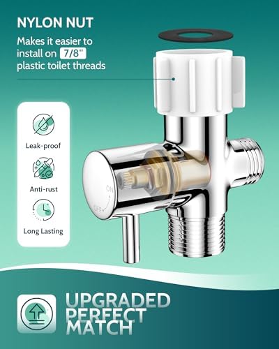 LUFEIDRA Handheld Bidet Sprayer for Toilet-Adjustable Water Pressure Jet Spray with Bidet Hose for Feminine Wash, New Premium Stainless Steel Muslim Shower Toilet Bidet Cloth Diaper Sprayer Set