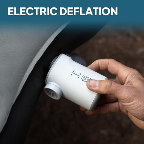 LOSTHORIZON Camping Air Mattress with Foam for Tesla, Self Inflating Sleeping Pad with Air Pump, 4.5" Thick, R-Value 13, Model Y