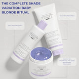 Christophe Robin Shade Variation Mask - Purple Hair Treatment for Neutralizing Brassy and Yellow Tones - Baby blonde 250ml