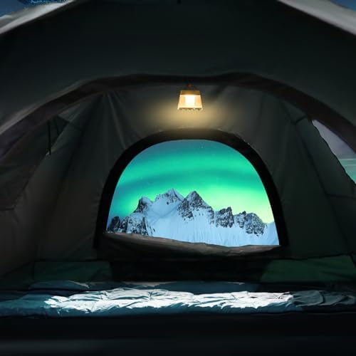 Instant Pop Up Tents for Camping, 2-3 Person Camping Tent 60s Automatic Easy Setup Tent, Double-Thick Waterproof Instant Tents for Hiking Backpacking