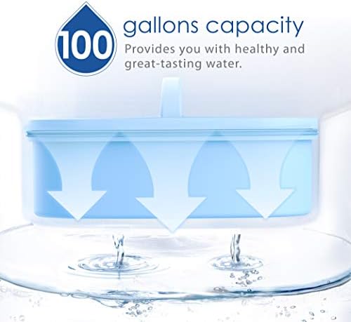 [Original] Waterdrop Alkaline Water Filter Replacement for All Waterdrop Pitcher and Dispenser Filtration System, Increase PH, Improved Coffee Taste, Last Up to 2 Months or 100 Gallons (Pack of 3)