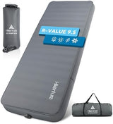 Hikenture 4 INCH Thick Self Inflating Sleeping Pad with 9.5 R Value, Comfort Plus Camping Mattress with Pump Sack, Inflatable Foam Insulated Camping Pad, Portable Camping Mat for 4-Season