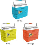 Pinnacle 10 Liter Insulated Cooler Lunch Box -Portable Camping/Picnic Hard Cooler –Coolbox Keeps Cool for 48 hrs. with Ice Retention–Heavy Duty Cooler for Beach, Grill, Travel,Tailgating,Small