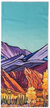 BUFF CoolNet UV Neck Gaiter, UPF 50 Sun Protection, Breathable, Versatile, Quick Dry Face Mask, National Park, Adult Size