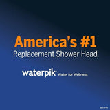 Waterpik High Pressure Hand Held Shower Head With Hose, PowerPulse Massage 7-Mode, Chrome XPB-763ME