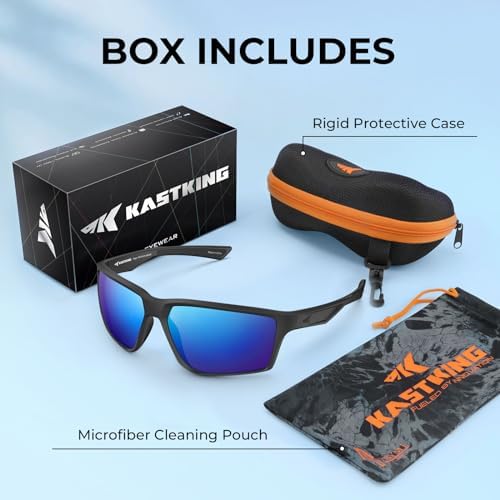 KastKing Osage Polarized Sport Sunglasses for Men and Women, Ideal for Driving Fishing Cycling Running, UV Protection