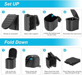 Portable Toilet for Camping, Portable Toilet for Adults, Portable Potty for Adults, Folding Waterproof Porta Potty for Camping, Car, Bucket, Travel, Outdoor, Hiking, Trips, Boat, Beach, Tent (Black)