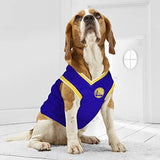 Pets First NBA GOLDEN STATE WARRIORS DOG Jersey, Small - Tank Top Basketball Pet Jersey