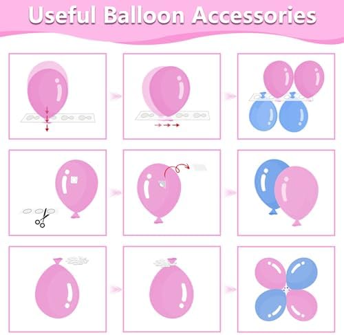 SINBEE Balloon Pump, Balloon Pump Electric, Portable Dual Nozzle Electric Blower Air Pump Inflator for Party Decoration. Faster and Save Time