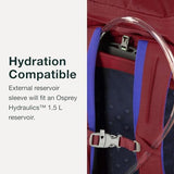 Osprey Jet 28L Kid's Hiking Backpack, Green Canopy