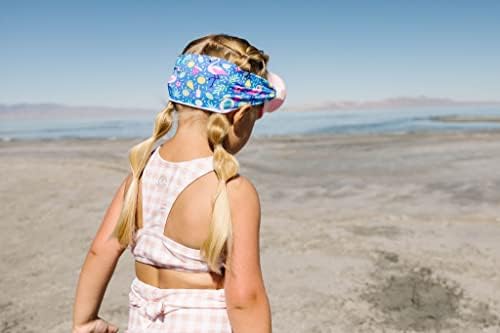 Splash Place SWIM GOGGLES with Fabric Strap - Adult & Kids Swim Goggles - PINKS & PURPLES