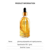 Ginseng Polypeptide Anti-Ageing Essence, Ginseng Anti Wrinkle Serum, Ginseng Anti Aging Essence, Gold Ginseng Face Serum, Ginseng Essential Oil Reduce Fine Lines (1 Bottle)