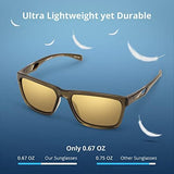 KastKing FlatRock Polarized Sport Sunglasses for Men and Women, Ideal for Driving Fishing Cycling Running, UV Protection