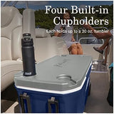 Coleman Classic Series Insulated Portable Wheeled Cooler, Leak-Resistant Outdoor Hard Cooler Keeps Ice up to 5 Days, 100-Quart