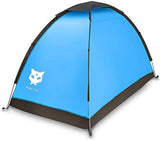 Night Cat Backpacking Tent for One 1 to 2 Persons Lightweight Waterproof Camping Hiking Tent for Adults Kids Scouts Easy Setup Single Layer 2.2x1.2m