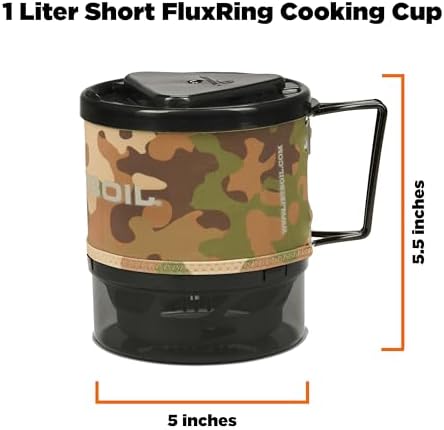 Jetboil MiniMo Camping and Backpacking Stove Cooking System with Adjustable Heat Control