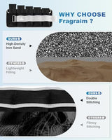 Fragraim Adjustable Ankle Weights 1-3/4/5/6/8/10/12/15/20 LBS Pair with Removable Weight for Jogging, Gymnastics, Aerobics, Physical Therapy