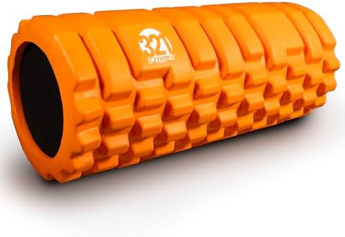 321 STRONG Foam Roller - Medium Density Deep Tissue Massager for Muscle Massage and Myofascial Trigger Point Release, with 4K eBook