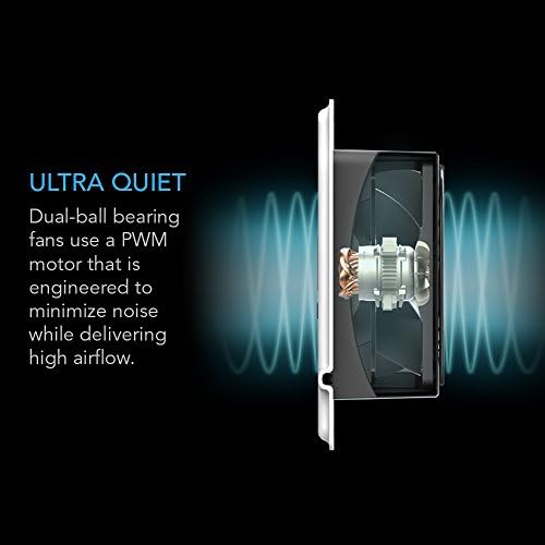 AC Infinity AIRTAP T4 White, Register Booster Fan for 4” x 10” Register Holes, Improves Heating & Cooling Vents, Quiet 10-Speeds, Bluetooth App Control Data Alerts