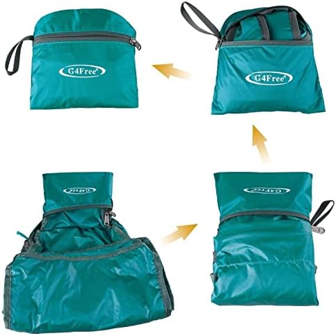 G4Free 20L Lightweight Packable Backpack Travel Hiking Daypack Foldable Backpack for Men Women