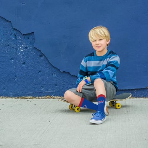 For Bare Feet Unisex Kid's NFL MVP Crew Sock Youth