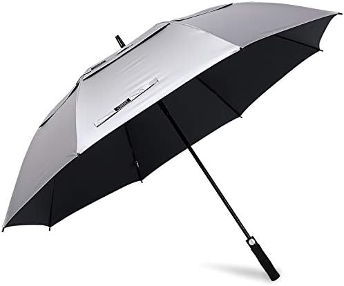 G4Free 47/54/62/68 Inch UV Protection Golf Umbrella Auto Open Vented Double Canopy Oversize Extra Large Windproof Sun Rain Umbrellas