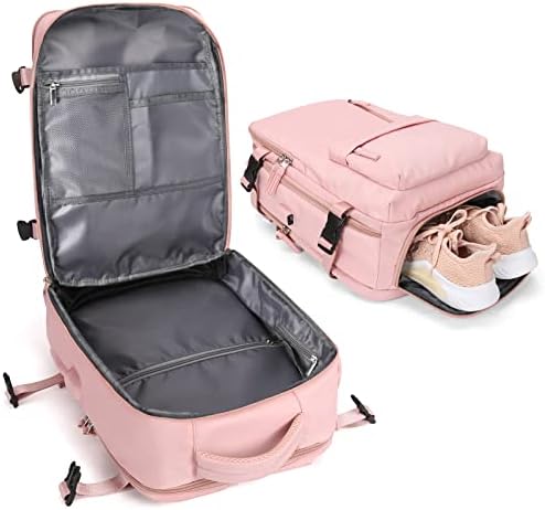 WONHOX Large Travel Backpack Carry on Flight Approved Laptop Work Business Backpack for Women Men Mochila de Viaje