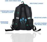 WOLT Youth Baseball Bag - Bat Backpack for Baseball, T-Ball & Softball Equipment & Gear, Bat & Glove Holder, Large Main Compartment for Helmet & accessories, Separate Shoes Compartment, Fence Hook